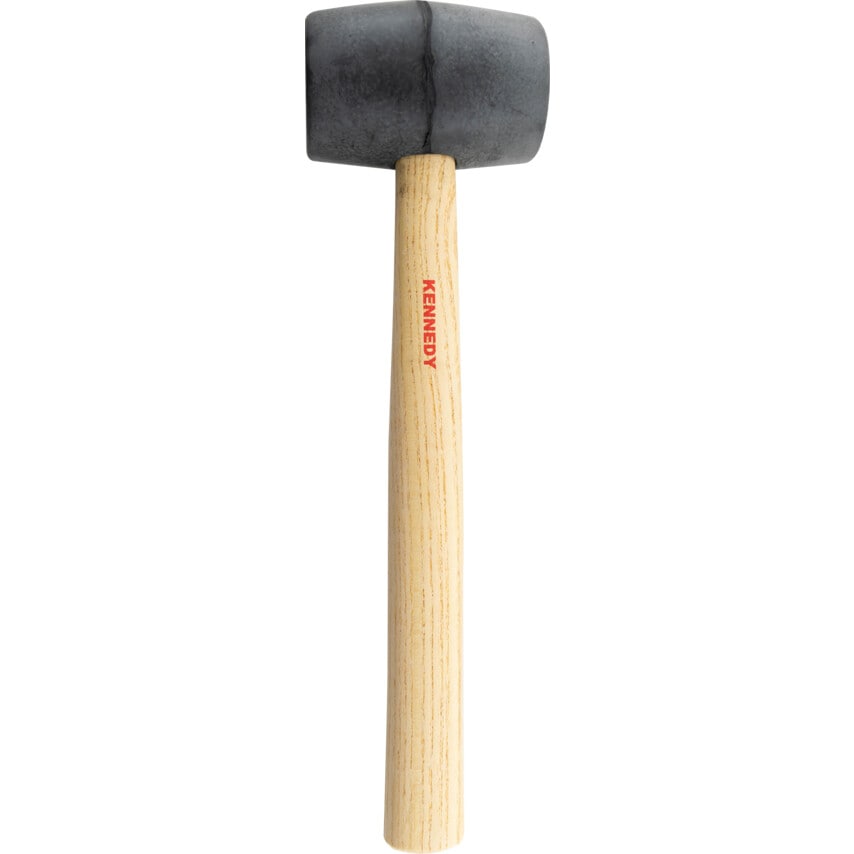 Wood Shaft 16oz Rubber Mallet
