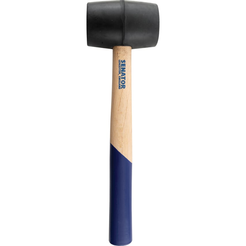 Wood Shaft 16oz Rubber Mallet