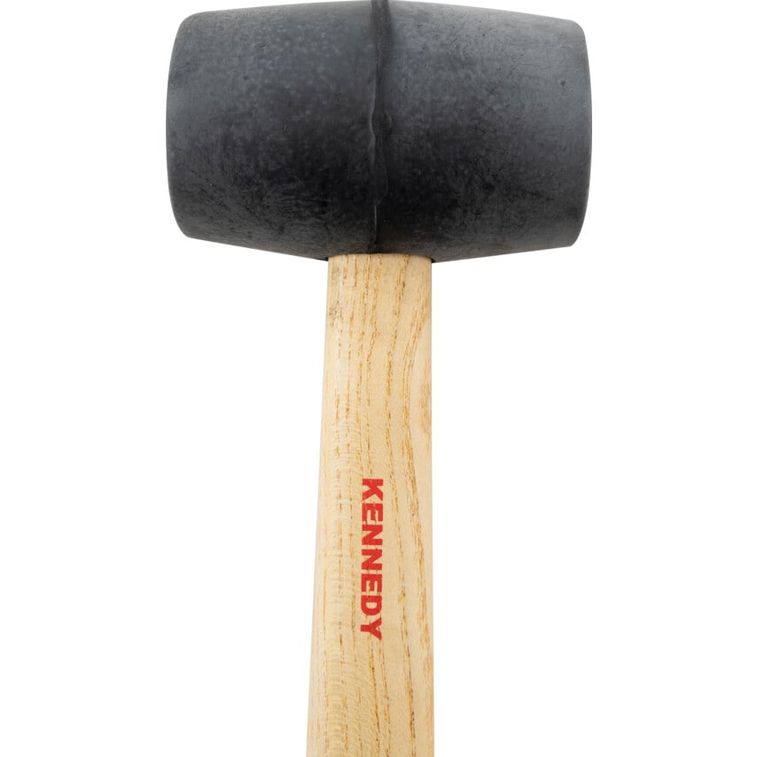 Wood Shaft 16oz Rubber Mallet