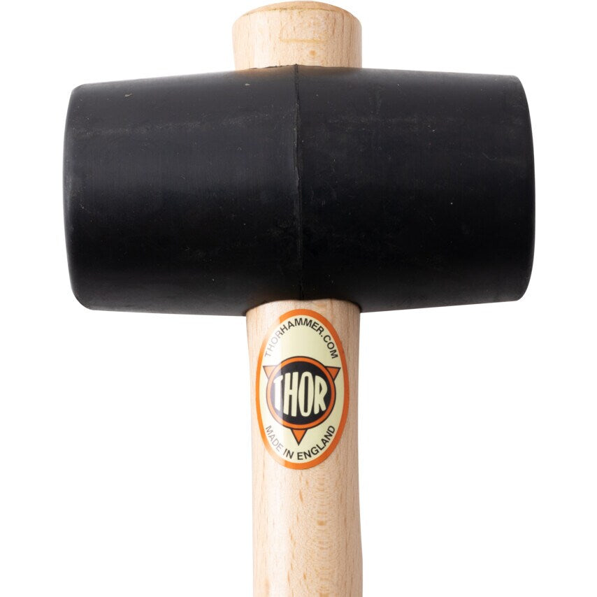Wood Shaft 18.51oz Rubber Mallet