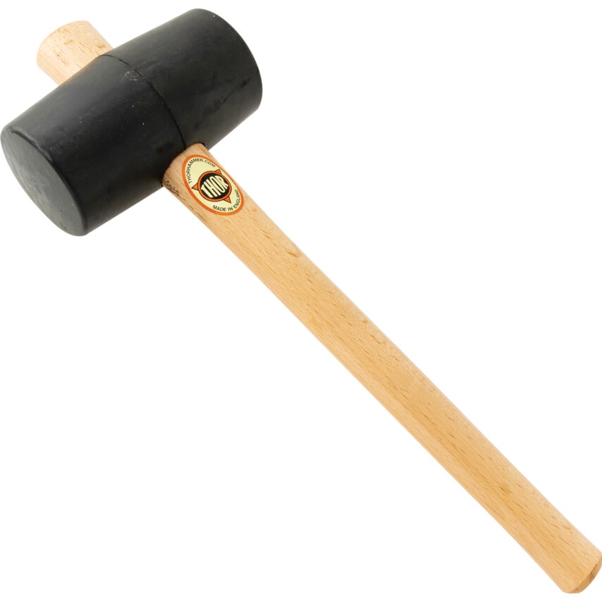 Wood Shaft 21.16oz Rubber Mallet
