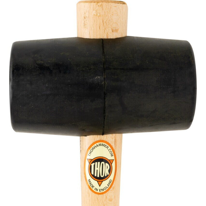 Wood Shaft 21.16oz Rubber Mallet