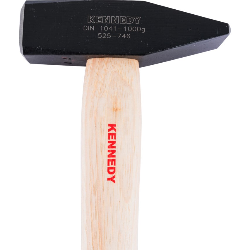 Wood Shaft 2.2LB Machinists Hammer DIN1041