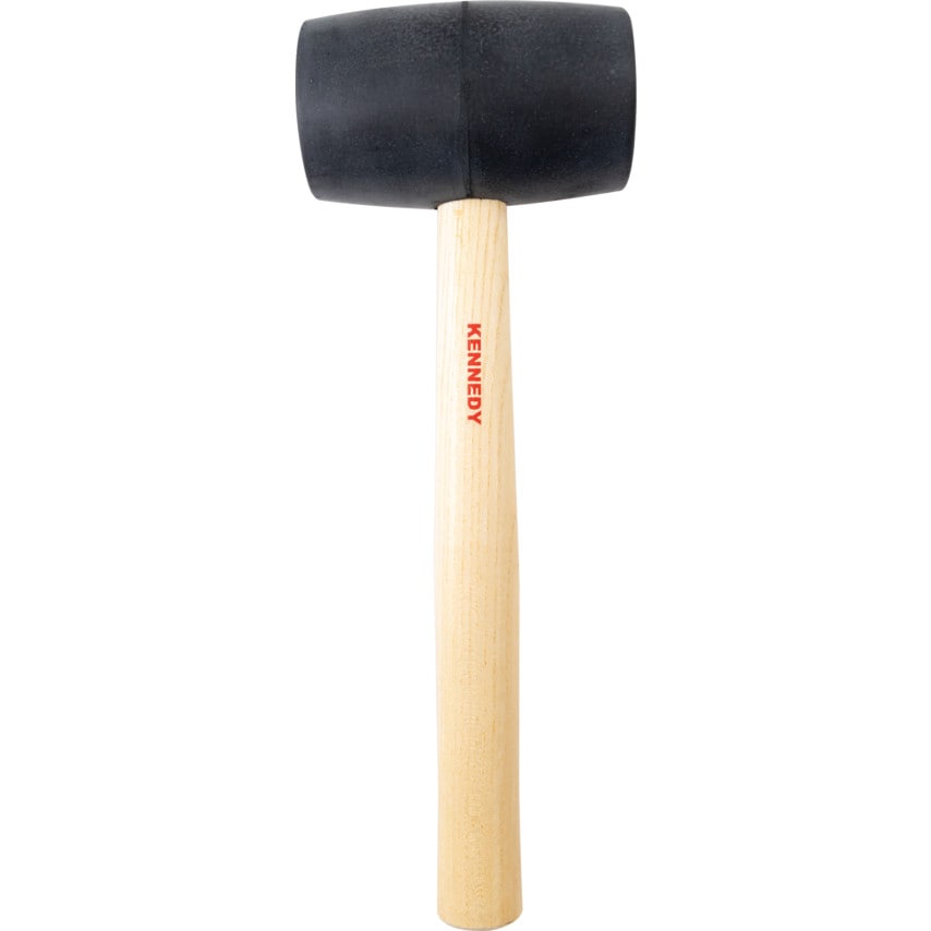 Wood Shaft 24oz Rubber Mallet