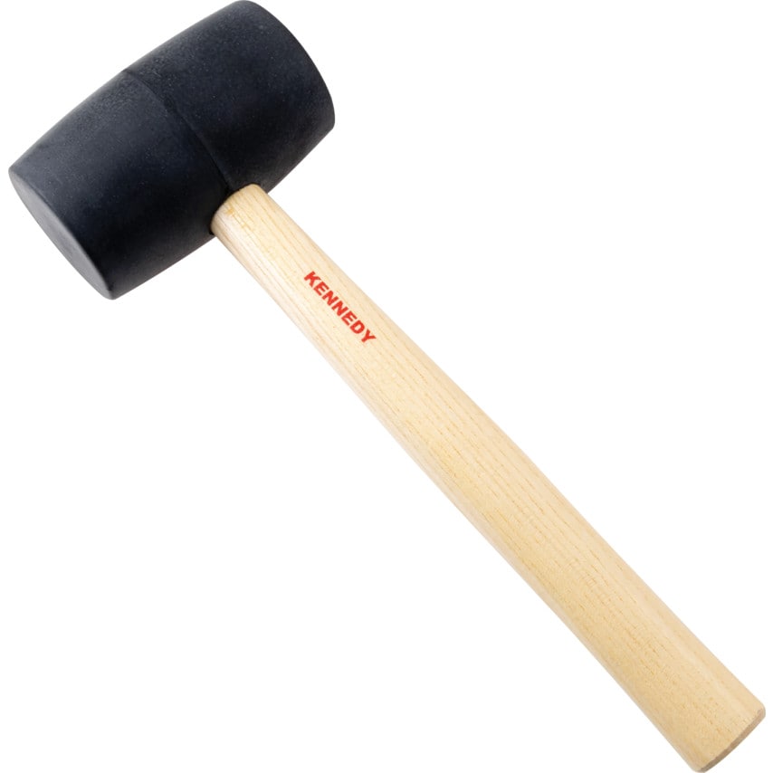 Wood Shaft 24oz Rubber Mallet