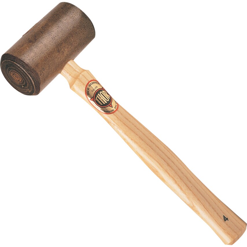 Wood Shaft 8.81oz Rawhide Mallet
