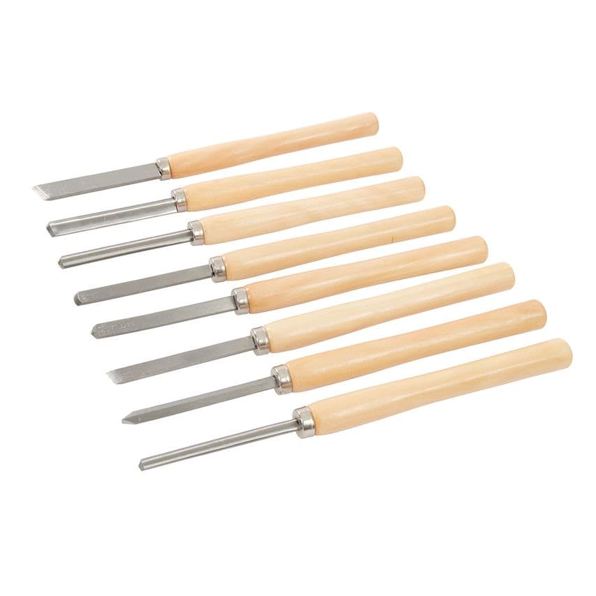 Wood Turning Chisel Set 8 Piece