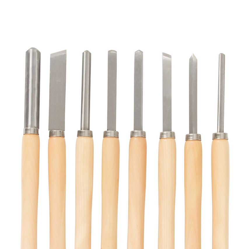 Wood Turning Chisel Set 8 Piece