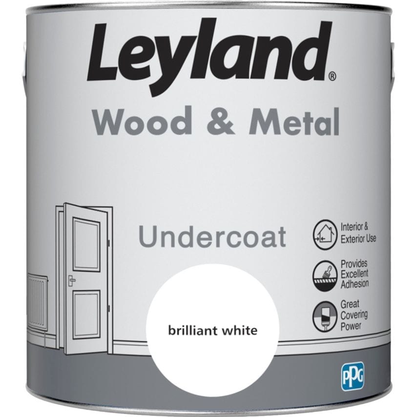 Wood & Metal Undercoat 2.5L Brilliant White