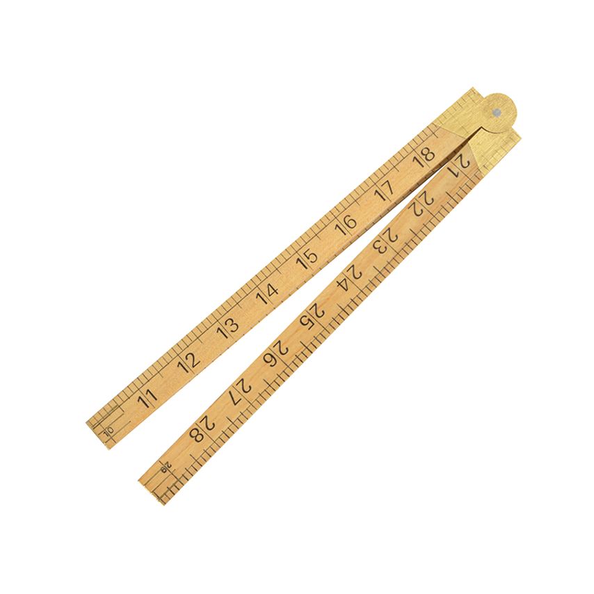 Wooden 4 Fold Rule 1m / 39in (Blister packed) RST073P