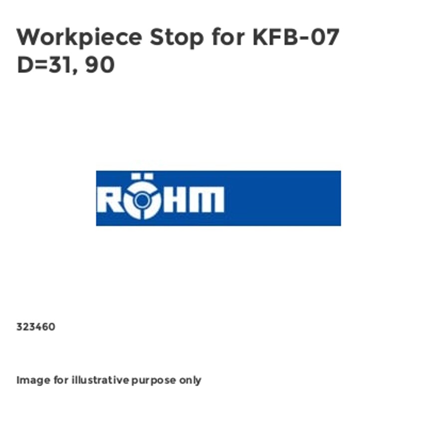 Workpiece Stop for KFB-07 D=31, 90
