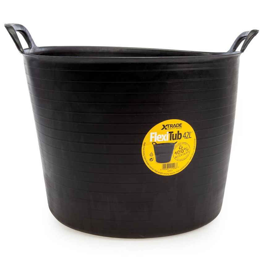 X0900035 FlexiTub Black 42L