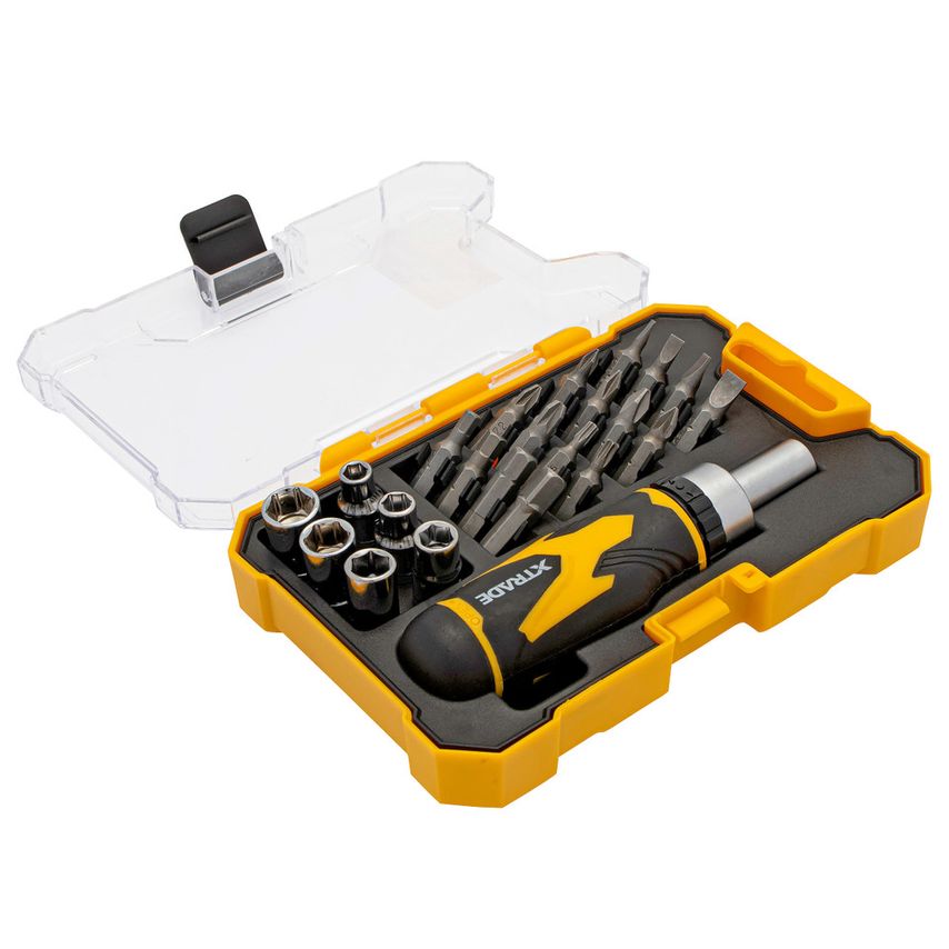 X0900076 Ratchet Bit Driver & Socket Set (23 Piece)