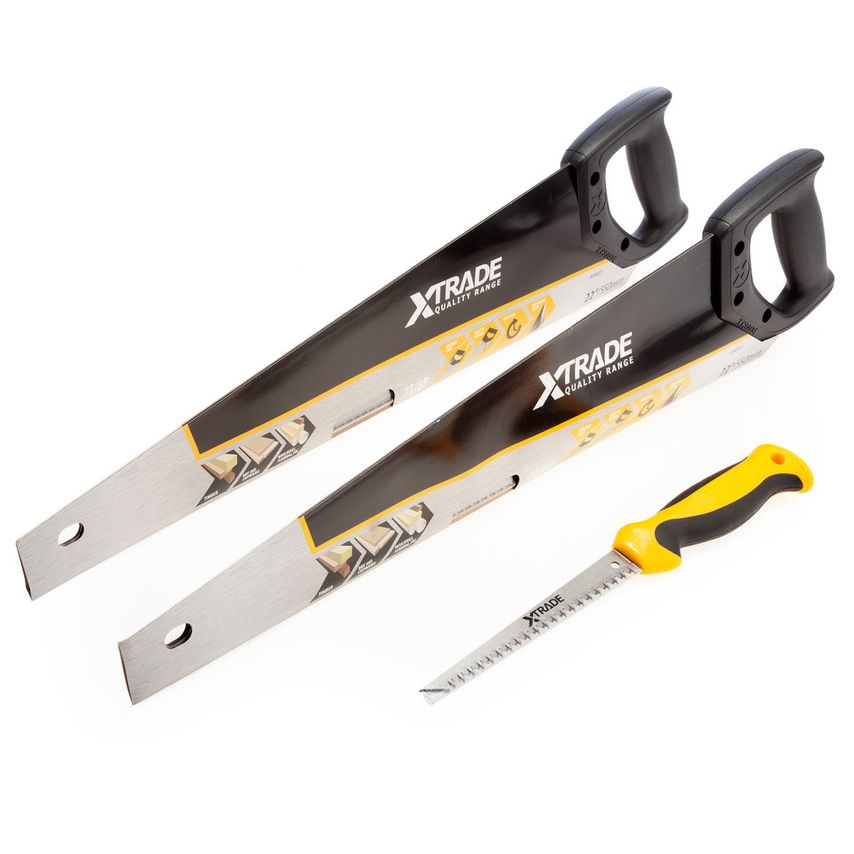 X0900091 Hand Saw Pack 2 x 550mm (22") + Jab Saw 150mm (6")