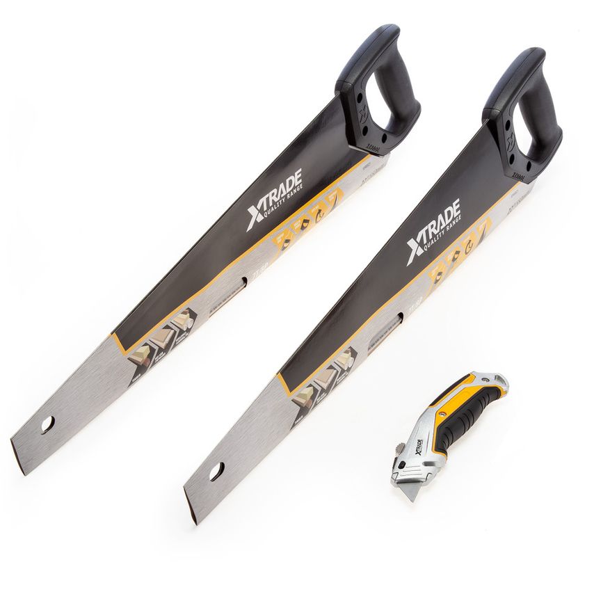 X0900094 Hardpoint Hand Saw 22 x2 + Utility Knife (3 Piece)