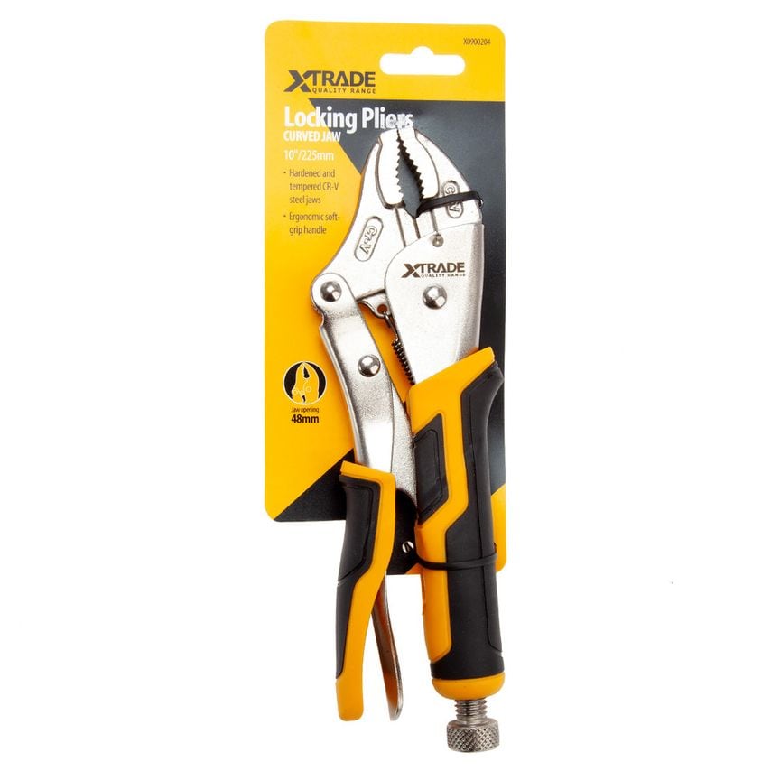 X0900204 Curved Jaw Locking Pliers 10"/225mm