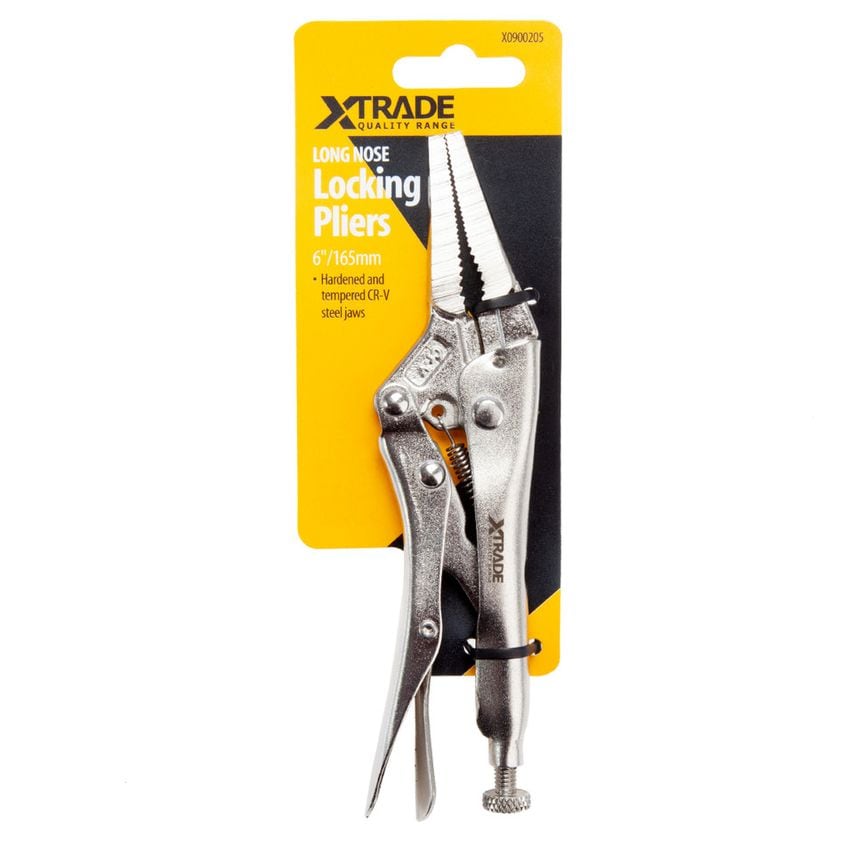 X0900205 Long Nose Locking Pliers 6"/165mm