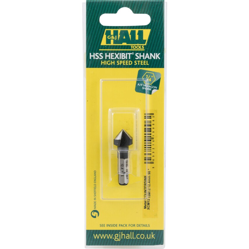 XCM12 12.40mm Hexibit Countersink