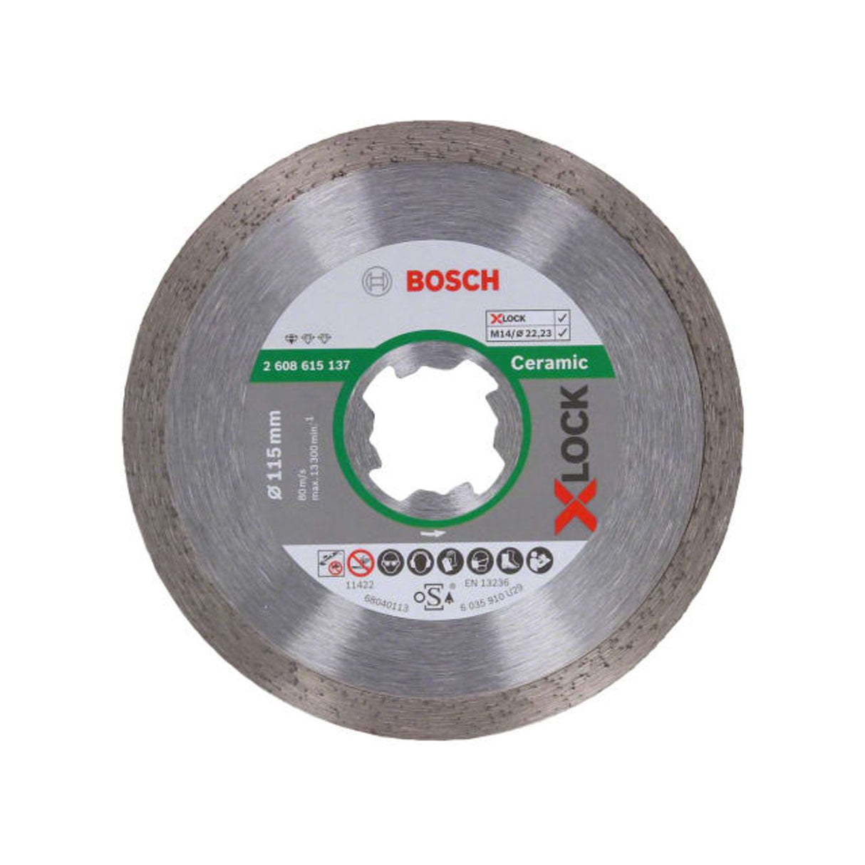 X-Lock Standard for Ceramic Diamond Cutting Disc 115 x 22.23mm