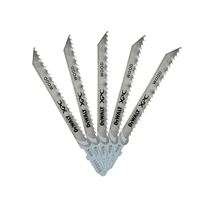XPC HCS Wood Jigsaw Blades Pack of 5 T111C DEWDT2211QZ
