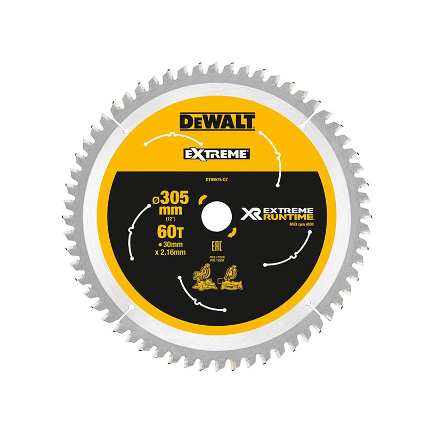 XR FlexVolt Mitre Saw Blade 305 x 30mm x 60T DEWDT99575QZ