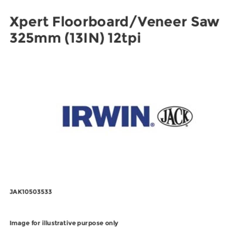 Xpert Floorboard/Veneer Saw 325mm (13IN) 12tpi JAK10503533