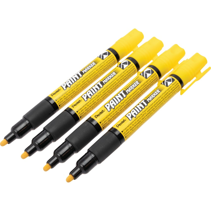 Yellow Paint Marker, Pack of 4