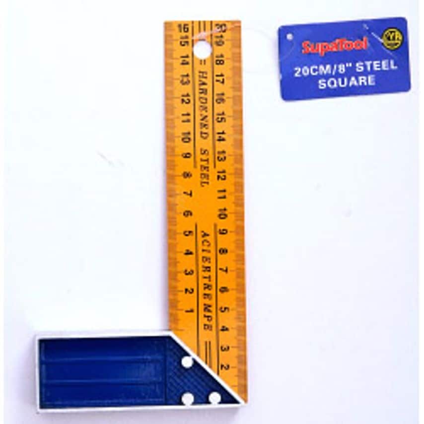 Yellow Steel Square 200mm