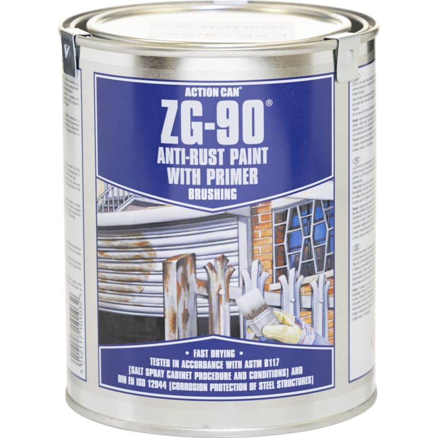 ZG90 Brushing High Zinc Content Paint Silver 900ML