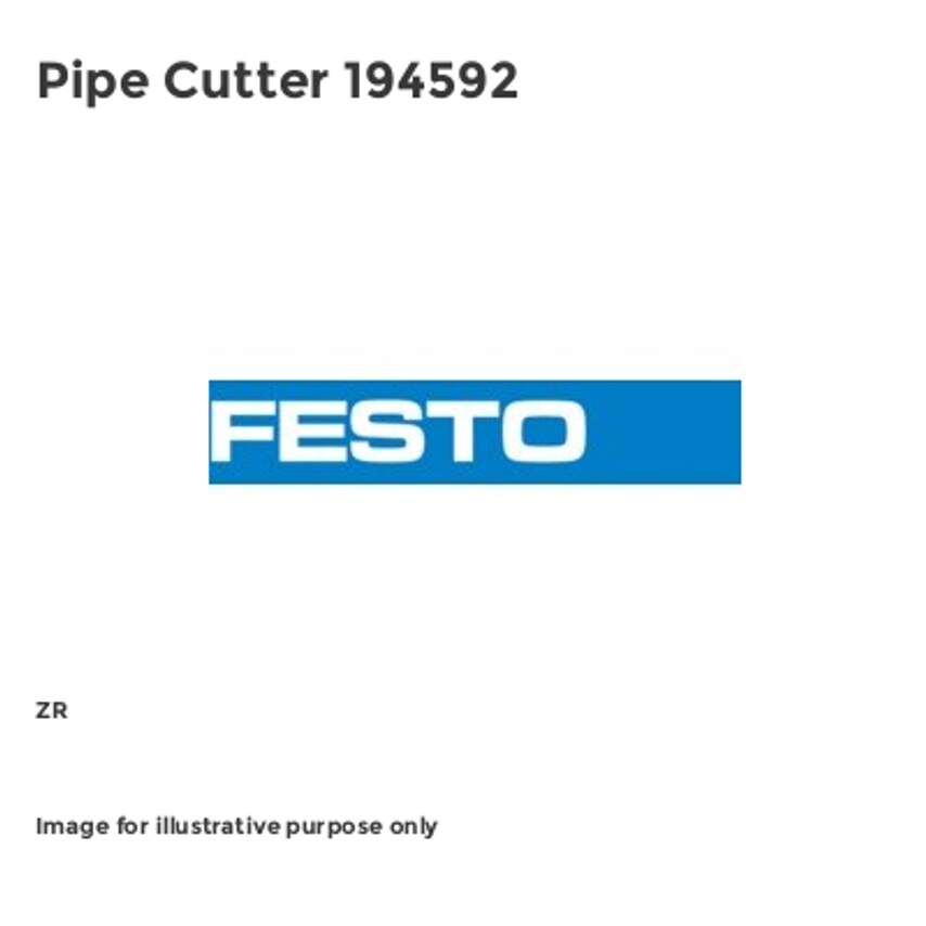 ZR Pipe Cutter 194592